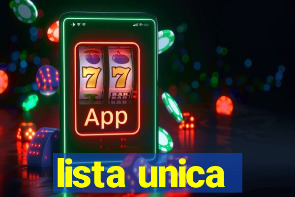 lista unica